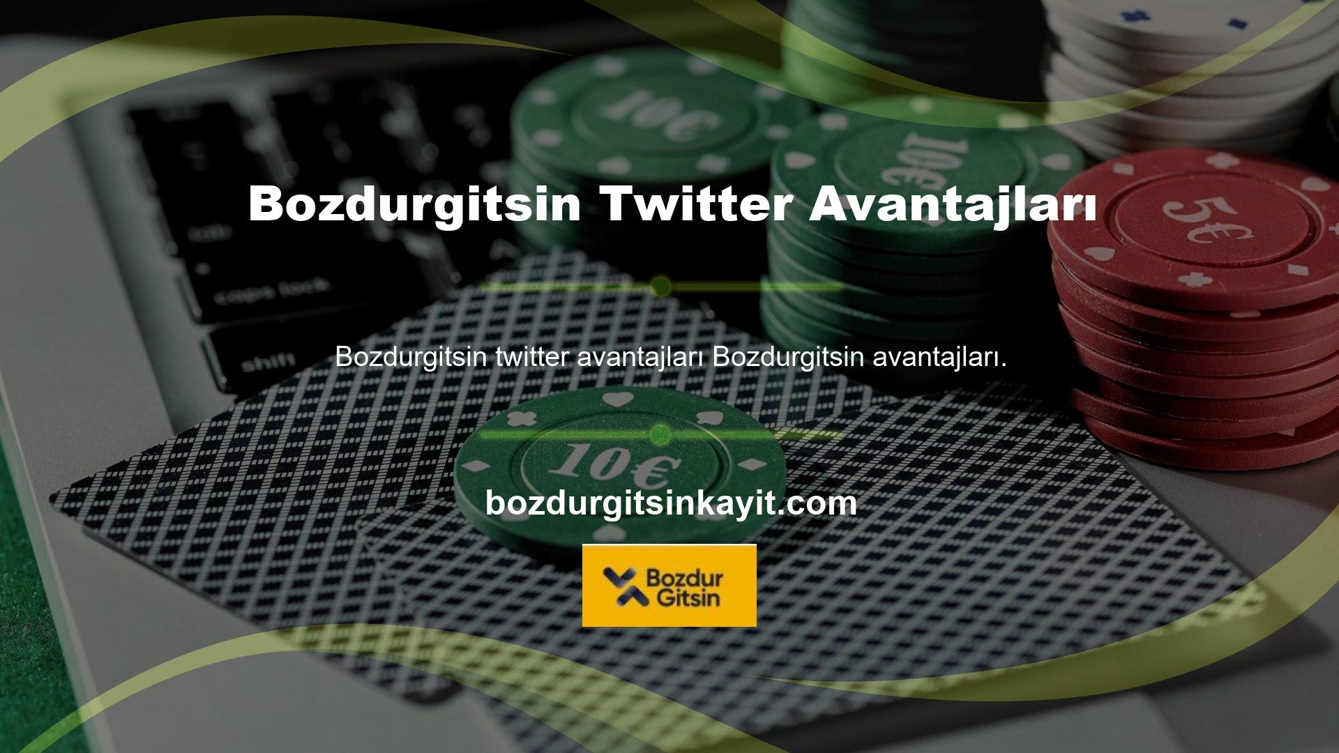 Mevcut Twitter hesabıyla, çoğu farklı üstünlük sunmaktadır
